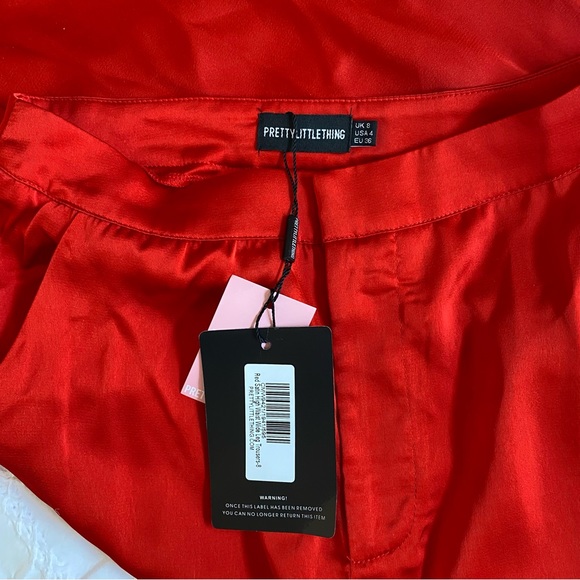 PRETTY LITTLE THING SATIN PANTS - Picture 2 of 2